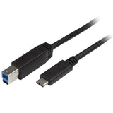 StarTech.com USB315CB2M USB-kabel USB 3.2 Gen 1 (3.1 Gen 1) 2 m USB C USB B Sort
