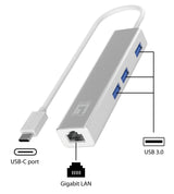 LevelOne USB-0504 netværkskort Ethernet 1000 Mbit/s