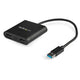 StarTech.com USB32HD2 USB grafisk adapter 3840 x 2160 pixel Sort