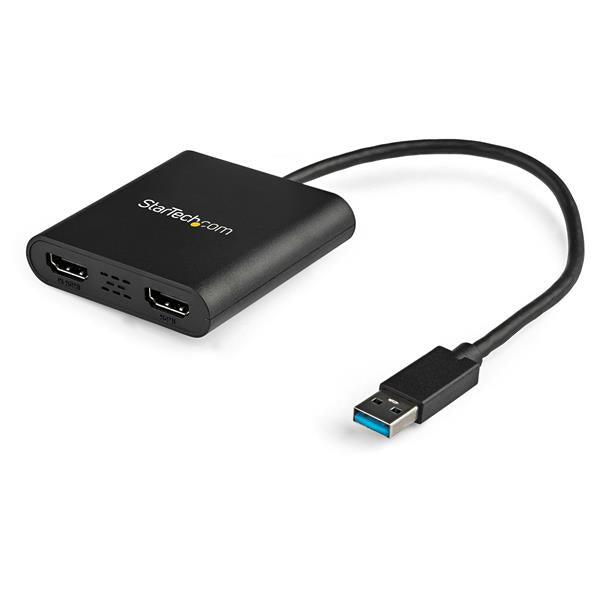 StarTech.com USB32HD2 USB grafisk adapter 3840 x 2160 pixel Sort