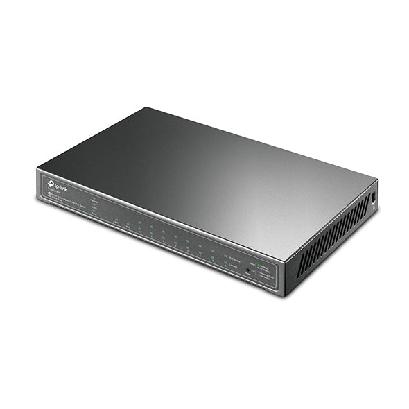TP-Link T1500G-10PS(TL-SG2210P) Administreret L2 Gigabit Ethernet (10/100/1000) Strøm over Ethernet (PoE) Sort
