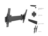 Multibrackets 4054 skærmbeslag til skiltning 165,1 cm (65") Sort
