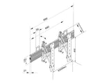 Multibrackets 4115 skærmbeslag til skiltning 165,1 cm (65") Sort