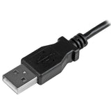 StarTech.com USBAUB50CMLA USB-kabel USB 2.0 0,5 m USB A Micro-USB B Sort