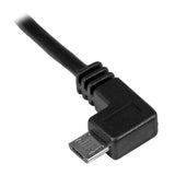 StarTech.com USBAUB50CMLA USB-kabel USB 2.0 0,5 m USB A Micro-USB B Sort