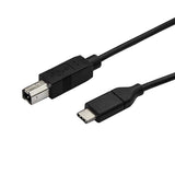 StarTech.com USB2CB3M USB-kabel USB 2.0 3 m USB C USB B Sort