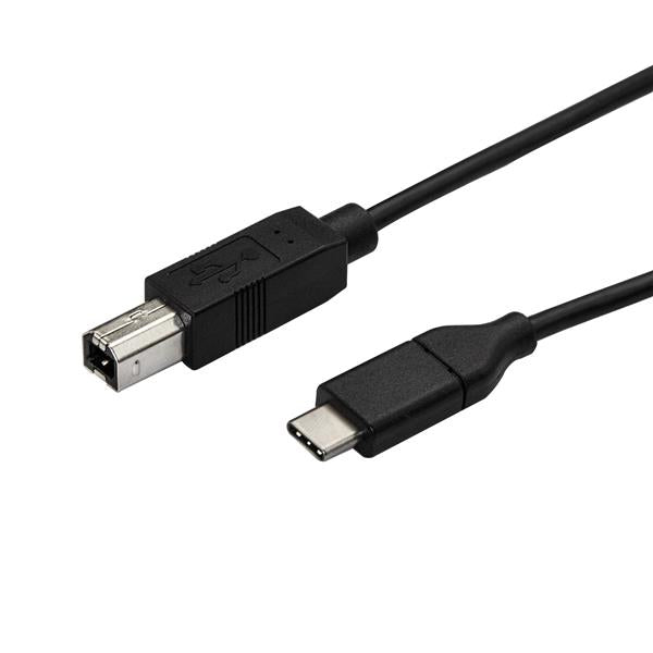 StarTech.com USB2CB3M USB-kabel USB 2.0 3 m USB C USB B Sort