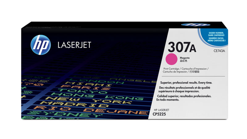 HP 307A Magenta Original LaserJet Toner Cartridge tonerpatron 1 stk