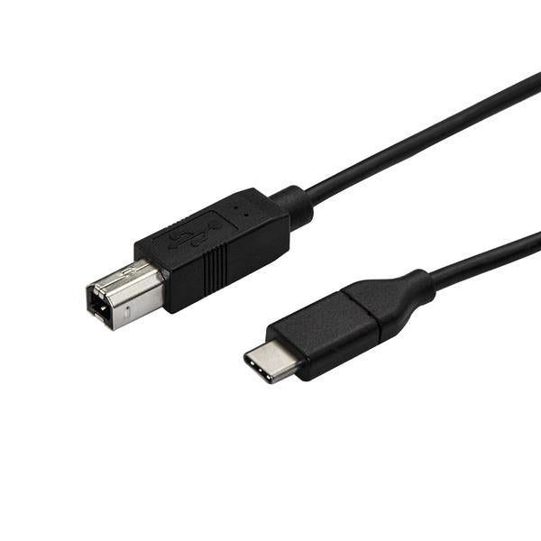 StarTech.com USB2CB50CM USB-kabel USB 2.0 0,5 m USB C USB B Sort
