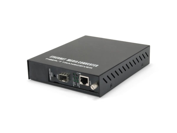 LevelOne GVM-1000 netværksomformer til medie 1000 Mbit/s Sort