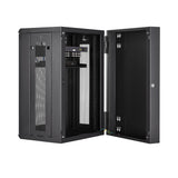 StarTech.com RK1820WALHM stativ 18U Vægmonteret stativ Sort