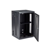 StarTech.com RK1820WALHM stativ 18U Vægmonteret stativ Sort
