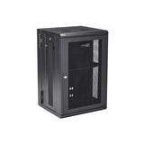StarTech.com RK1820WALHM stativ 18U Vægmonteret stativ Sort