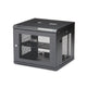 StarTech.com RK920WALM stativ 9U Vægmonteret stativ Sort