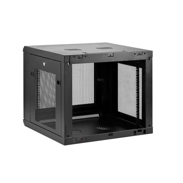StarTech.com RK920WALM stativ 9U Vægmonteret stativ Sort
