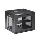 StarTech.com RK920WALM stativ 9U Vægmonteret stativ Sort