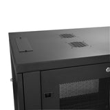 StarTech.com RK616WALM stativ 6U Vægmonteret stativ Sort