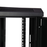 StarTech.com RK616WALM stativ 6U Vægmonteret stativ Sort