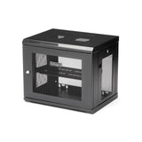 StarTech.com RK9WALM stativ 9U Vægmonteret stativ Sort