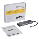 StarTech.com DKT30CSDHPD dockingstation Ledningsført USB 3.2 Gen 1 (3.1 Gen 1) Type-C Sort, Grå