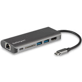 StarTech.com DKT30CSDHPD dockingstation Ledningsført USB 3.2 Gen 1 (3.1 Gen 1) Type-C Sort, Grå