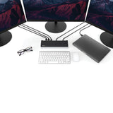 StarTech.com DK30CH2DPPDU dockingstation Ledningsført USB 3.2 Gen 1 (3.1 Gen 1) Type-C Sort, Sølv