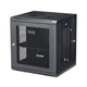 StarTech.com RK12WALHM stativ 12U Vægmonteret stativ Sort