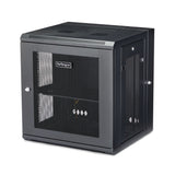 StarTech.com RK12WALHM stativ 12U Vægmonteret stativ Sort