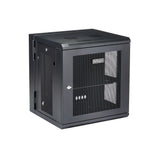StarTech.com RK12WALHM stativ 12U Vægmonteret stativ Sort