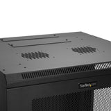 StarTech.com RK1224WALHM stativ 12U Vægmonteret stativ Sort