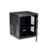 StarTech.com RK12WALHM stativ 12U Vægmonteret stativ Sort