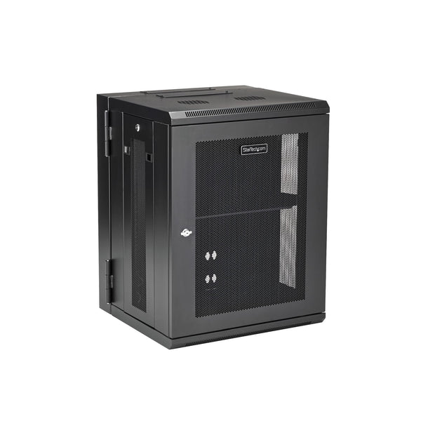 StarTech.com RK1520WALHM stativ 15U Vægmonteret stativ Sort