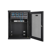 StarTech.com RK1520WALHM stativ 15U Vægmonteret stativ Sort