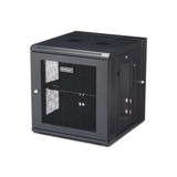 StarTech.com RK1224WALHM stativ 12U Vægmonteret stativ Sort