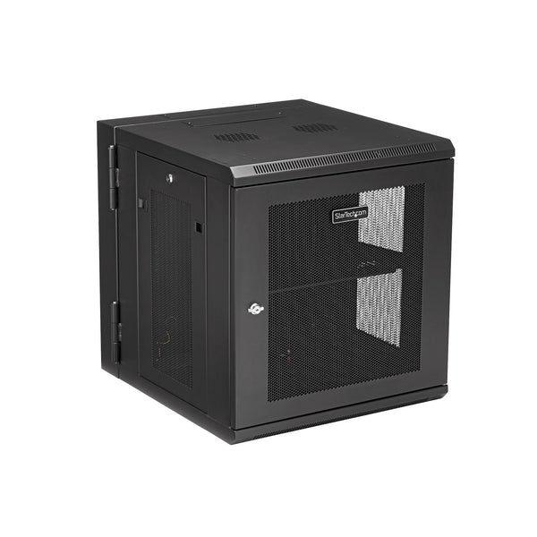 StarTech.com RK1224WALHM stativ 12U Vægmonteret stativ Sort