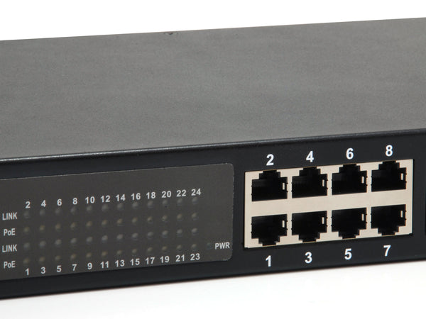 LevelOne GEP-2421W500 netværksswitch Ikke administreret Gigabit Ethernet (10/100/1000) Strøm over Ethernet (PoE) Sort