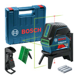 Bosch GCL 2-15 G Linje-/punktniveau 10 m 500-540 nm (< 10 mW)