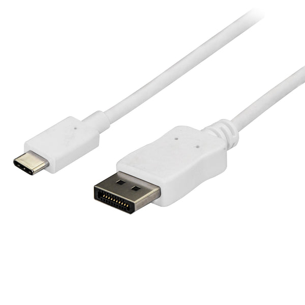 StarTech.com CDP2DPMM6W videokabel adapter 1,8 m USB Type-C DisplayPort Hvid