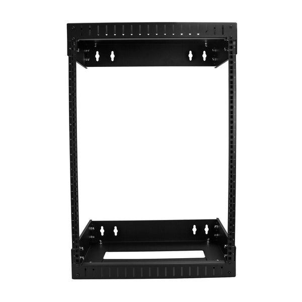 StarTech.com RK15WALLOA stativ 15U Vægmonteret stativ Sort