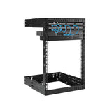 StarTech.com RK15WALLOA stativ 15U Vægmonteret stativ Sort