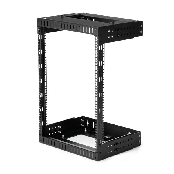 StarTech.com RK15WALLOA stativ 15U Vægmonteret stativ Sort