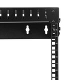 StarTech.com RK15WALLOA stativ 15U Vægmonteret stativ Sort