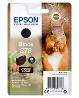 Epson Squirrel C13T37814010 blækpatron 1 stk Original Standard udbytte Sort