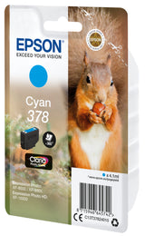 Epson Squirrel C13T37824010 blækpatron 1 stk Original Standard udbytte Blå