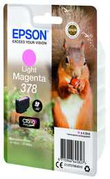 Epson Squirrel C13T37864010 blækpatron 1 stk Original Standard udbytte Lys magenta