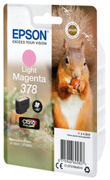 Epson Squirrel C13T37864010 blækpatron 1 stk Original Standard udbytte Lys magenta
