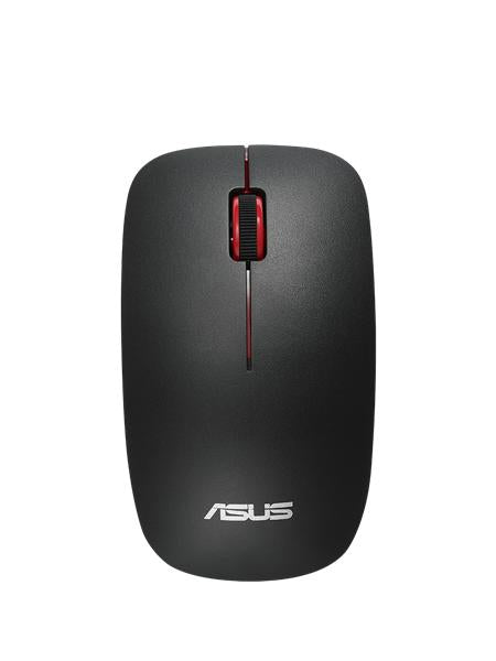 ASUS WT300 RF MOUSE/BK-RD mus Kontor Ambidextrous RF trådløst Optisk 1600 dpi