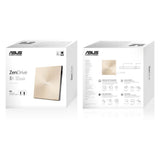 ASUS ZenDrive U9M optisk diskdrev DVD±RW Guld