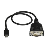 StarTech.com ICUSB232C serielkabel Sort 0,4 m USB C DB-9