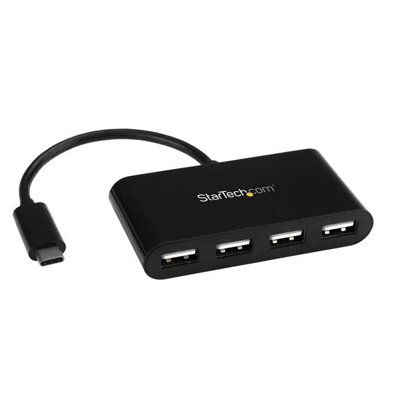 StarTech.com ST4200MINIC interface hub USB 2.0 Type-C 480 Mbit/s Sort